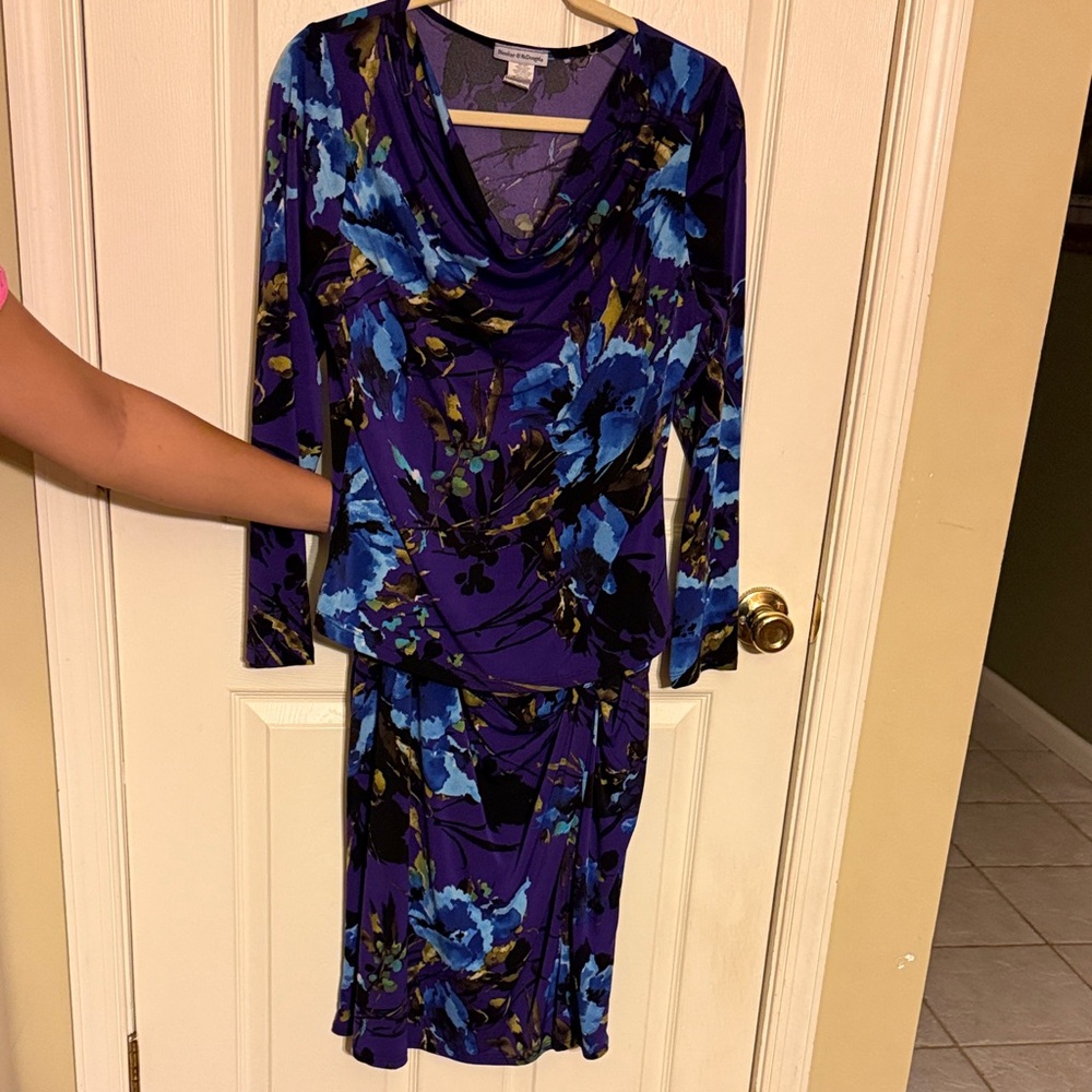 Floral Purple 2 Piece Outfit